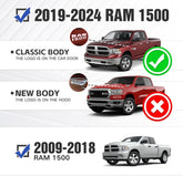 for Rear 2019 Ram 1500 Classic Bumpers Compatible with 09-18 Dodge Ram 1500 & 19-24 Ram 1500 Classic | Yzona